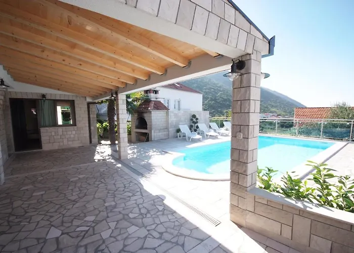 Family-friendly With Swimming Pool Trpanj, Peljesac - 15603 * تربانج