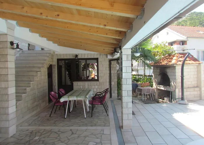 Family-friendly With Swimming Pool Trpanj, Peljesac - 15603 شقة تربانج
